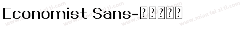 Economist Sans字体转换